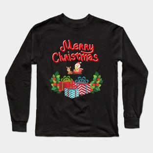 Merry Christmas Santa Gifts Long Sleeve T-Shirt